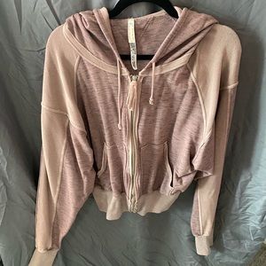 Thick waist length hoody